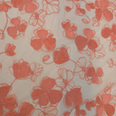 Kant - Koraal met geborduurde bloemen