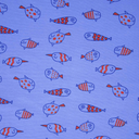 Jersey - Schoolvis blauw viert carnaval