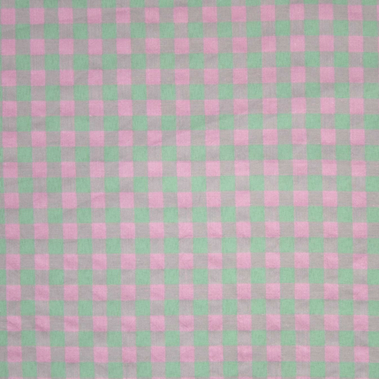 Katoen - Vichy roze en groen 7