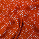 Viscose - Rood met witte mini stip