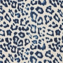 Linnen viscose - Leopard blauwe tint