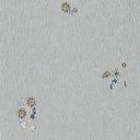 Damesstof - Crinckle streep blauw paillet