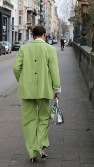 Broekstof - Keper lentegroen 217 fi