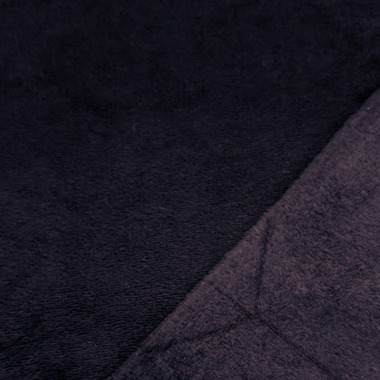 Bamboobadstof velvet - Nachtblauw