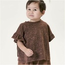 Jersey - Melange bordeauxbruin roze