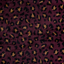 Nicky velours - Luipaard aubergine