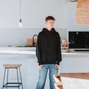 French terry heavy - Playtime black