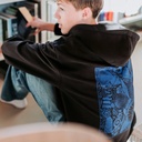 French terry heavy - Playtime black