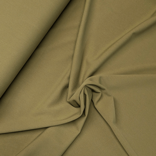 Crepe - Olijfgroen keper fi