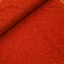 Kant - Oranjerood bloemen 250