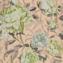 Jacquard - Blush met groen bloem party