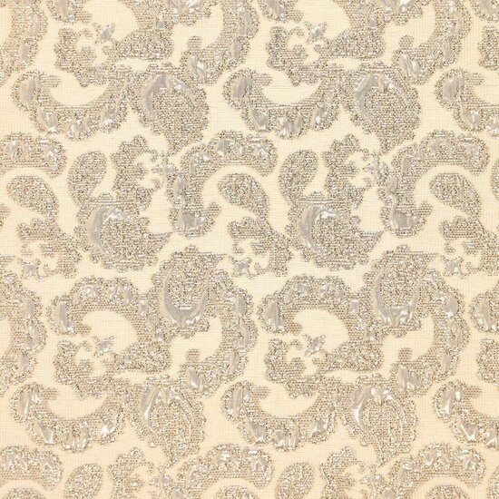 Jacquard - Goudbeige stijlmotief