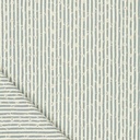 Damesstof - Denimstreepje met kleine bloempjes