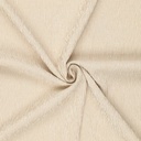 Damesstof - Crinckle beige streep