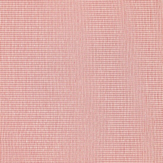 Damesstof - Crinckle vichy zachtroest