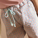 Katoen - Vichy lichtroze en lichtblauw 6