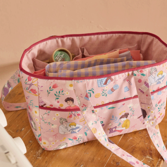 Canvas - Happy sewers roze