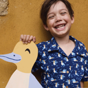 Jersey - Blauwvogel met blauwvoet