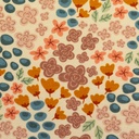 Jersey - Bloemenwave gold rose