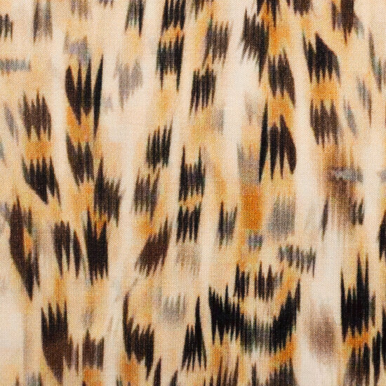 Viscosejersey -  Blurry leopard print