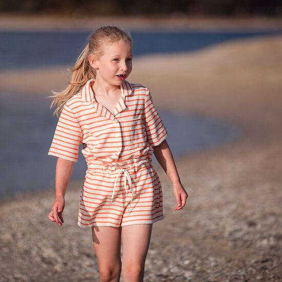 Badstof stretch - Playtime horizontals N