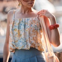 Tetradoek - Playtime lots of flowers