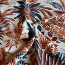 Viscose - Roeste bladeren met boord