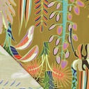 Viscose - Jungle fantasie olijfgeel