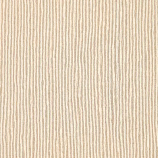 Damesstof - Crinckle beige streep