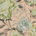 Jacquard - Blush met groen bloem party