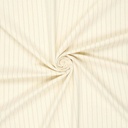 Broekstof - Ecru krijtstreep 20