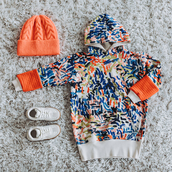 French terry - Playtime paint fun