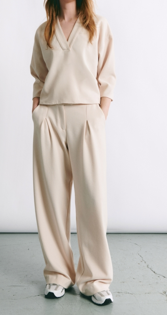 Coupon 250 - Keper crepe  Ecru fi