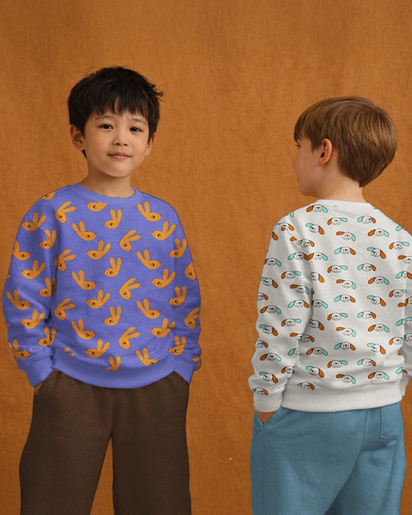 Jersey - Rabbit head paars