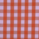 Katoen - lila oranje ruiten 30mm