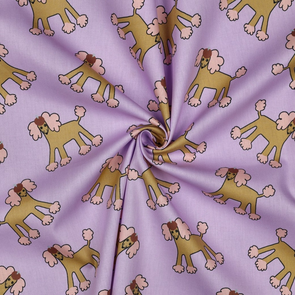 Katoen - Poedel lila