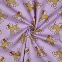 Katoen - Poedel lila