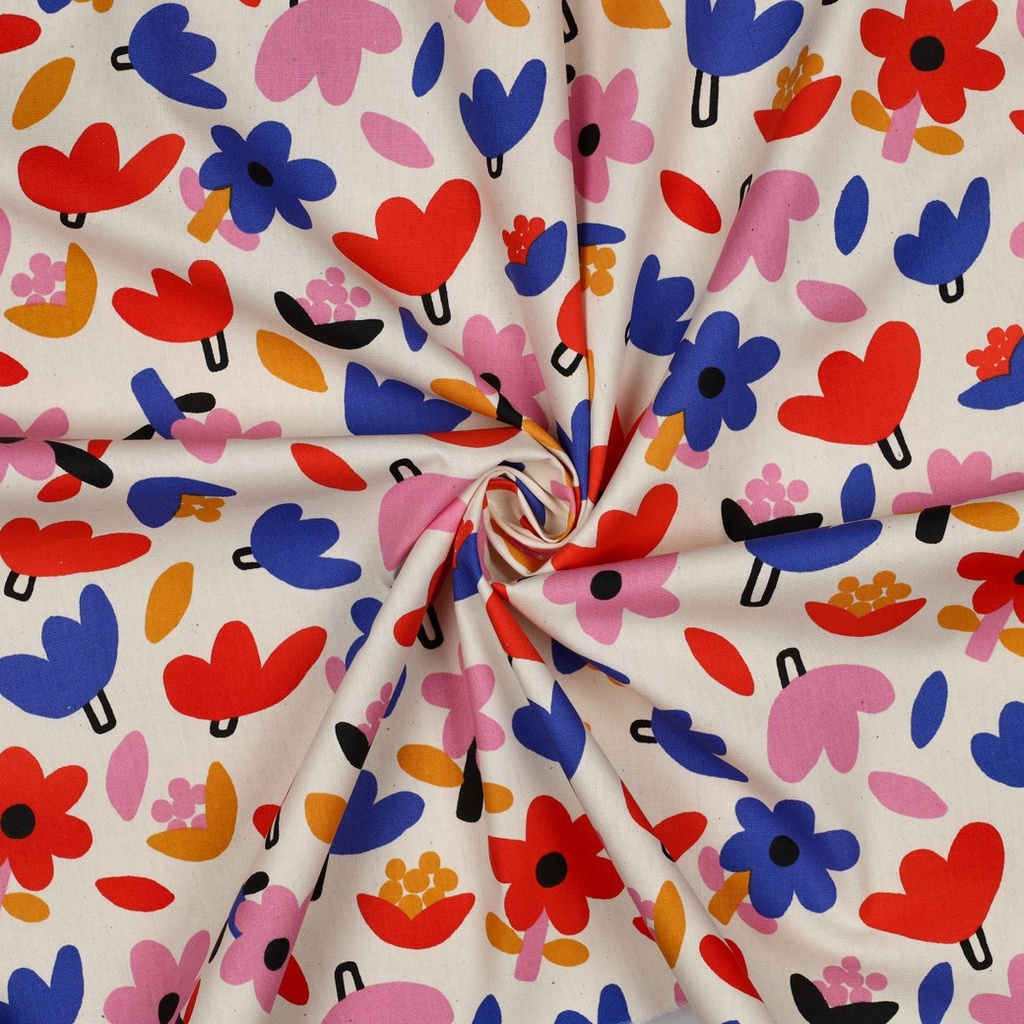 Katoen - Primaire bloemen