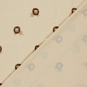 Tetra - Poserende leeuw op beige