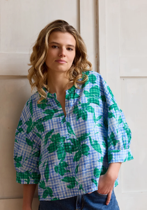 Viscose - Soft checked textured 