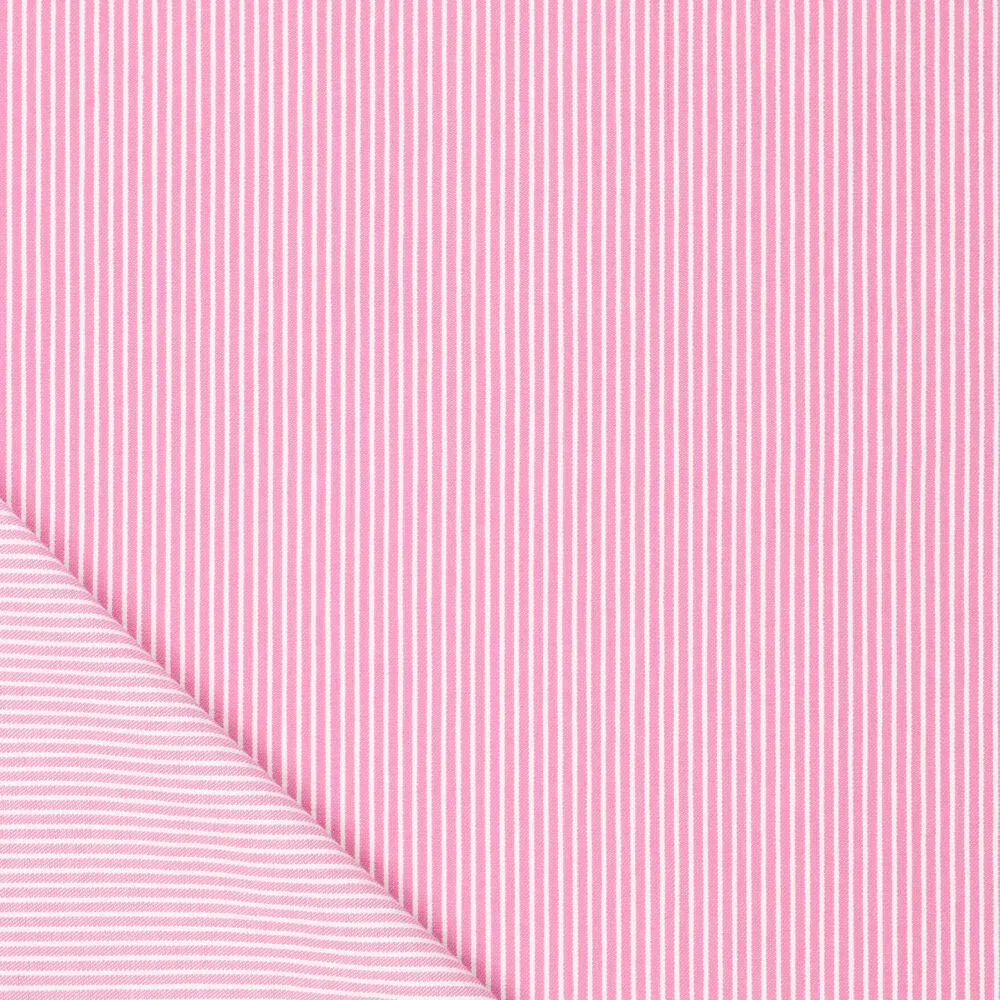 Jeans - Strepen felroze