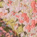 Jacquard - Petunia bloemen roze groen