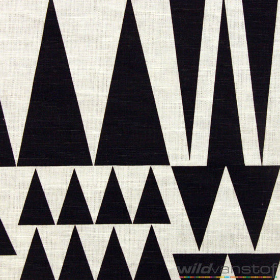 Canvas - Driehoeken zwart