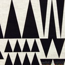 Canvas - Driehoeken zwart