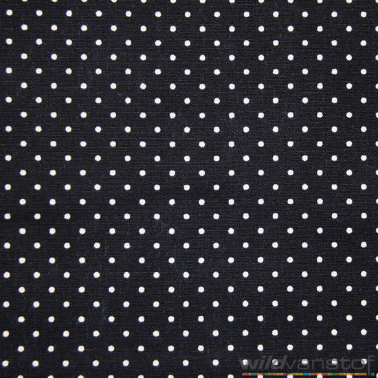 Katoen - donkerblauw met witte bol (1mm)