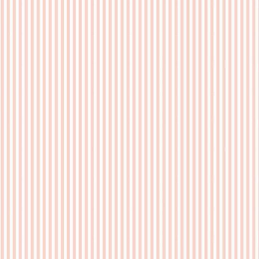 Katoen - strepen lichtroze-wit