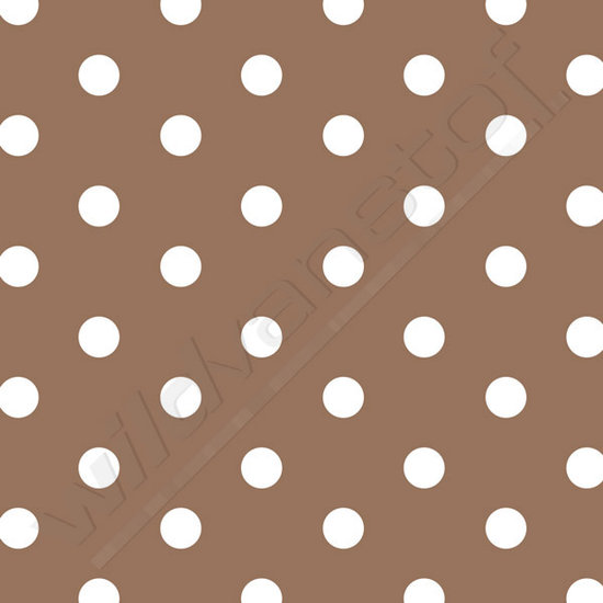 Taupe met witte bol (8mm)