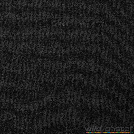 Badstof stretch - zwart 69