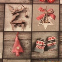 Katoen - Quiltmotief fotoprint kerst