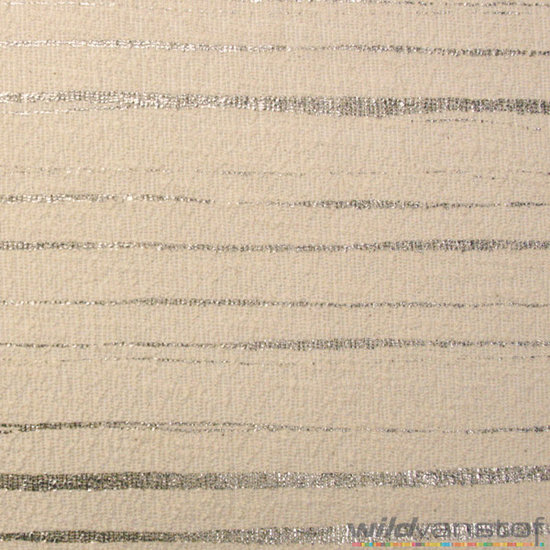 Ecru met zilver streep